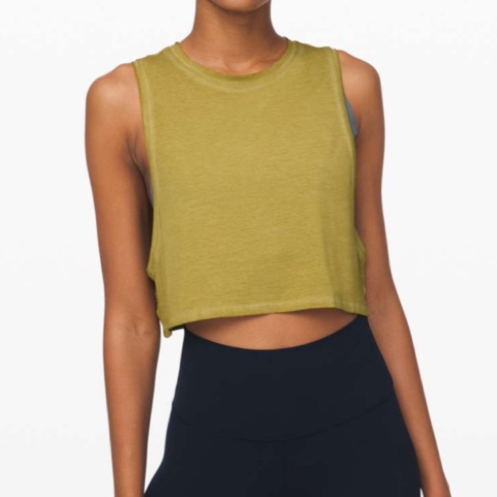 Lululemon muscle love crop tank